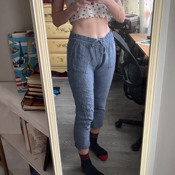 old navy lounge or casual work pants - Picture 6 of 7